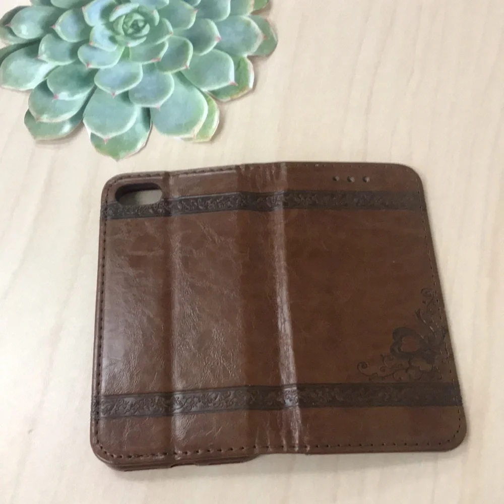 💝 10/$10 💝 iPhone 7 Faux Leather phone/cards case